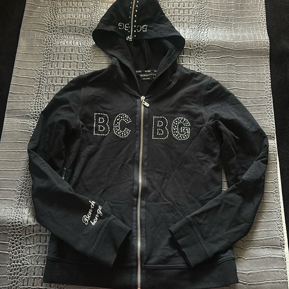 Bcbg zip up hoodie size s nwot